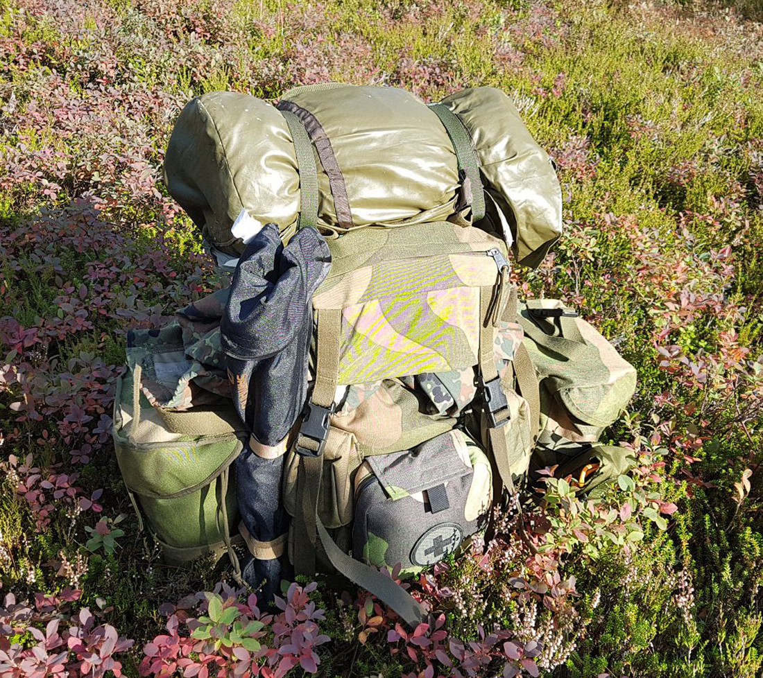 Norwegian clearance army backpack